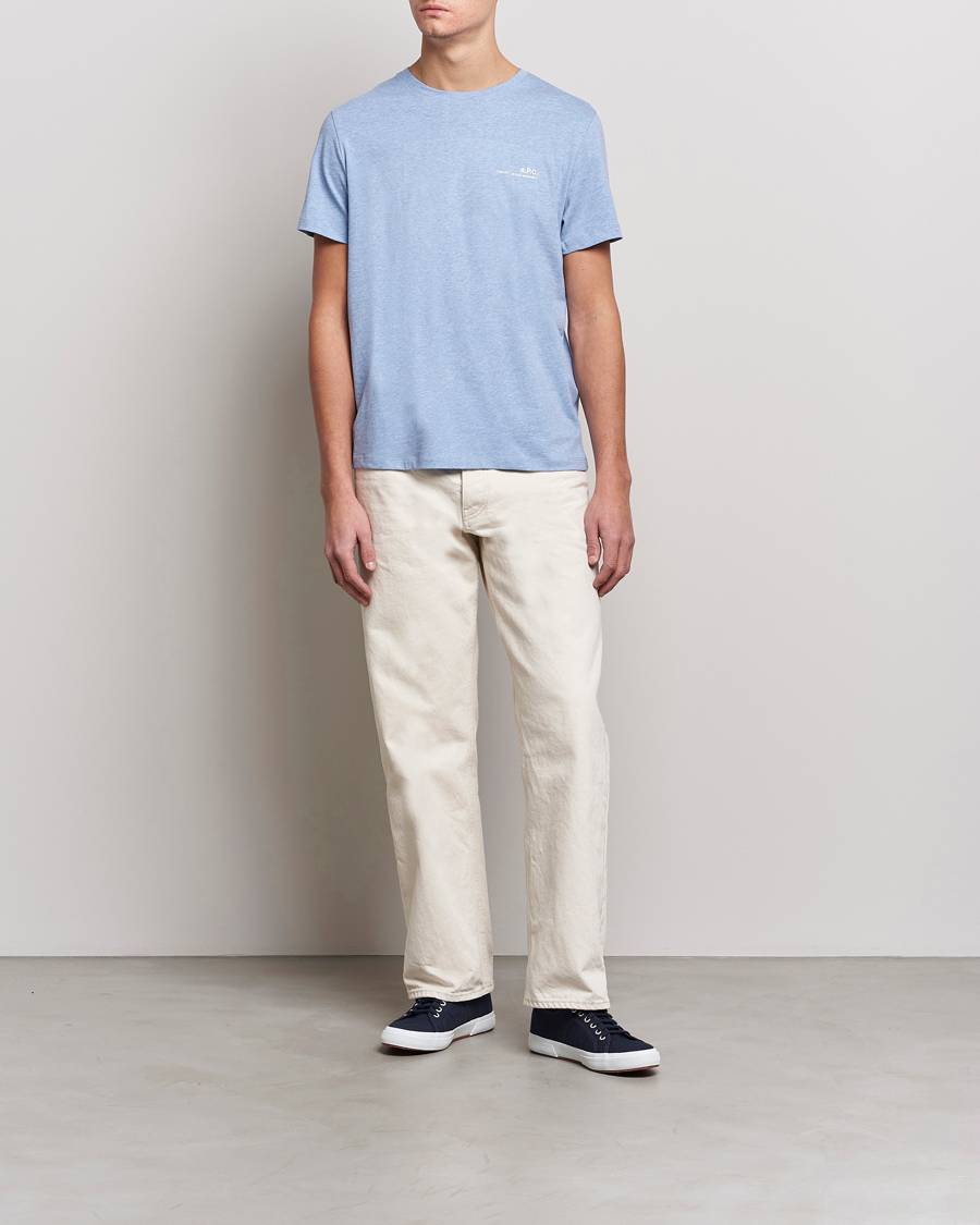 Herre | T-Shirts | A.P.C. | Item T-Shirt Bleu Ciel