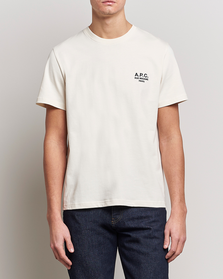 Herre | Hvide t-shirts | A.P.C. | Raymond T-Shirt Off White