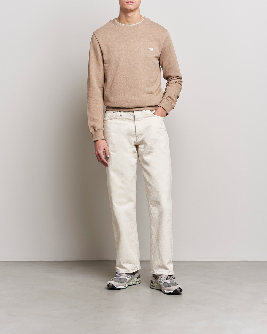 Herre | Trøjer | A.P.C. | Item Sweatshirt Heather Beige