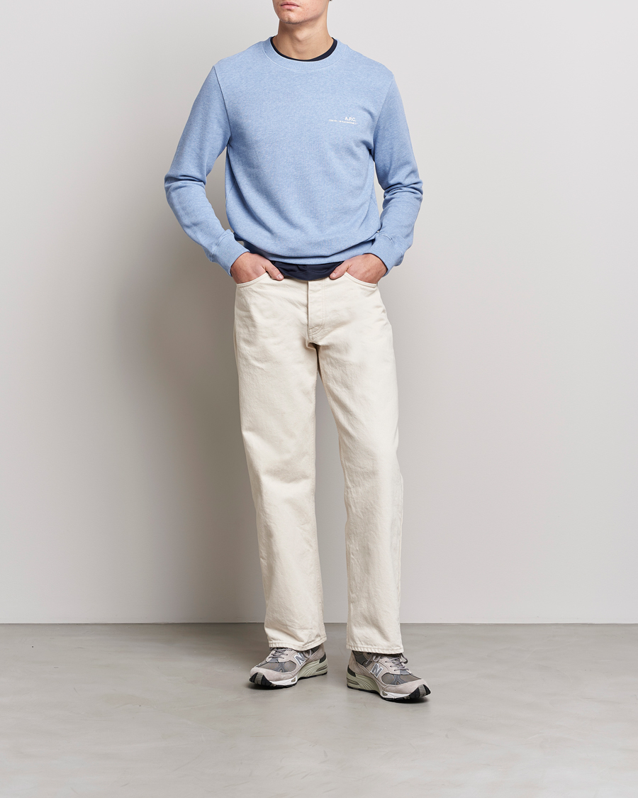 Herre | Trøjer | A.P.C. | Item Sweatshirt Bleu Ciel