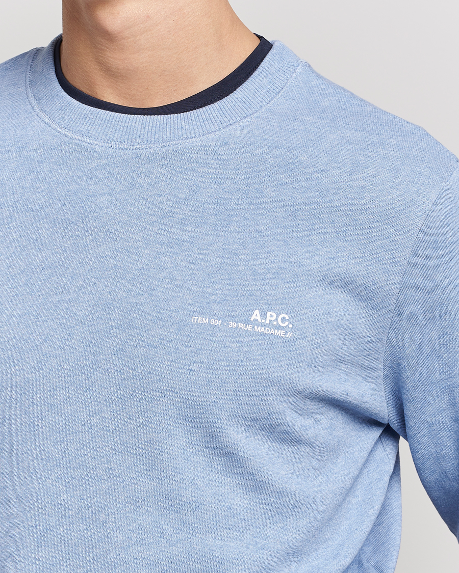 Herre | Trøjer | A.P.C. | Item Sweatshirt Bleu Ciel