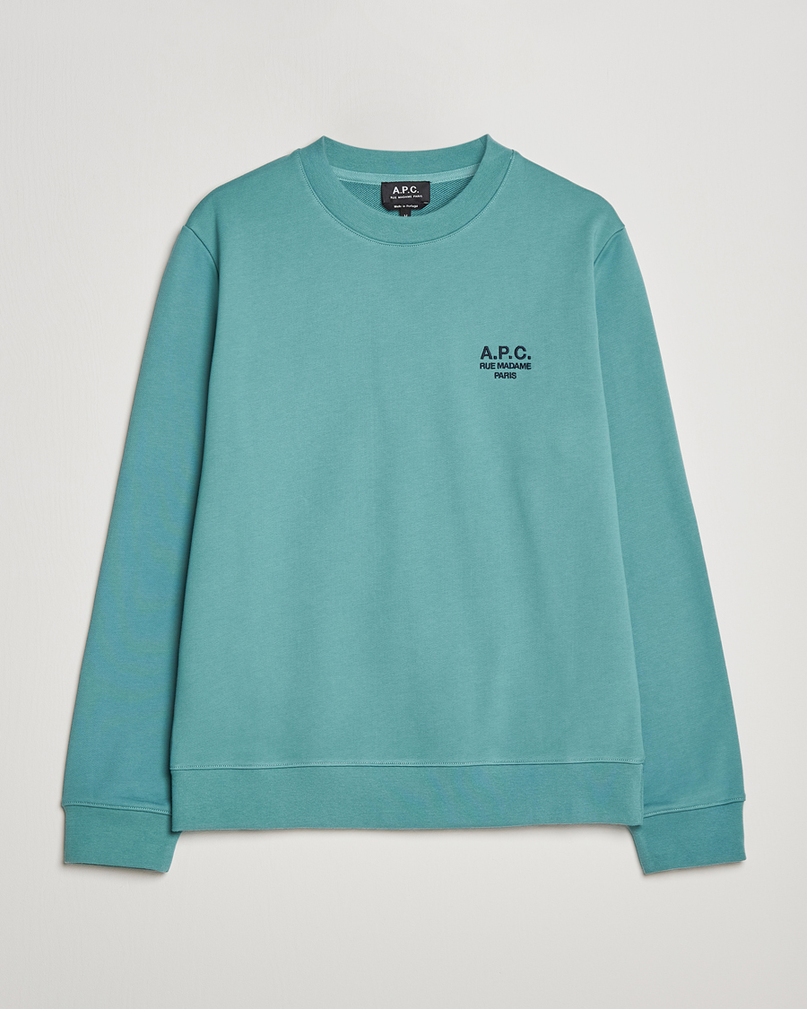 Herre | Trøjer | A.P.C. | Rider Sweatshirt Green