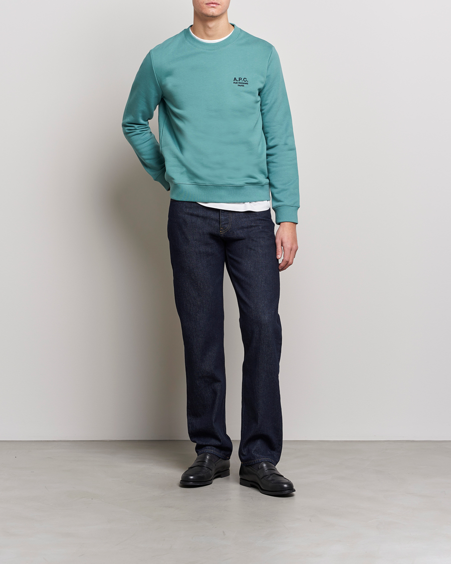 Herre | Trøjer | A.P.C. | Rider Sweatshirt Green