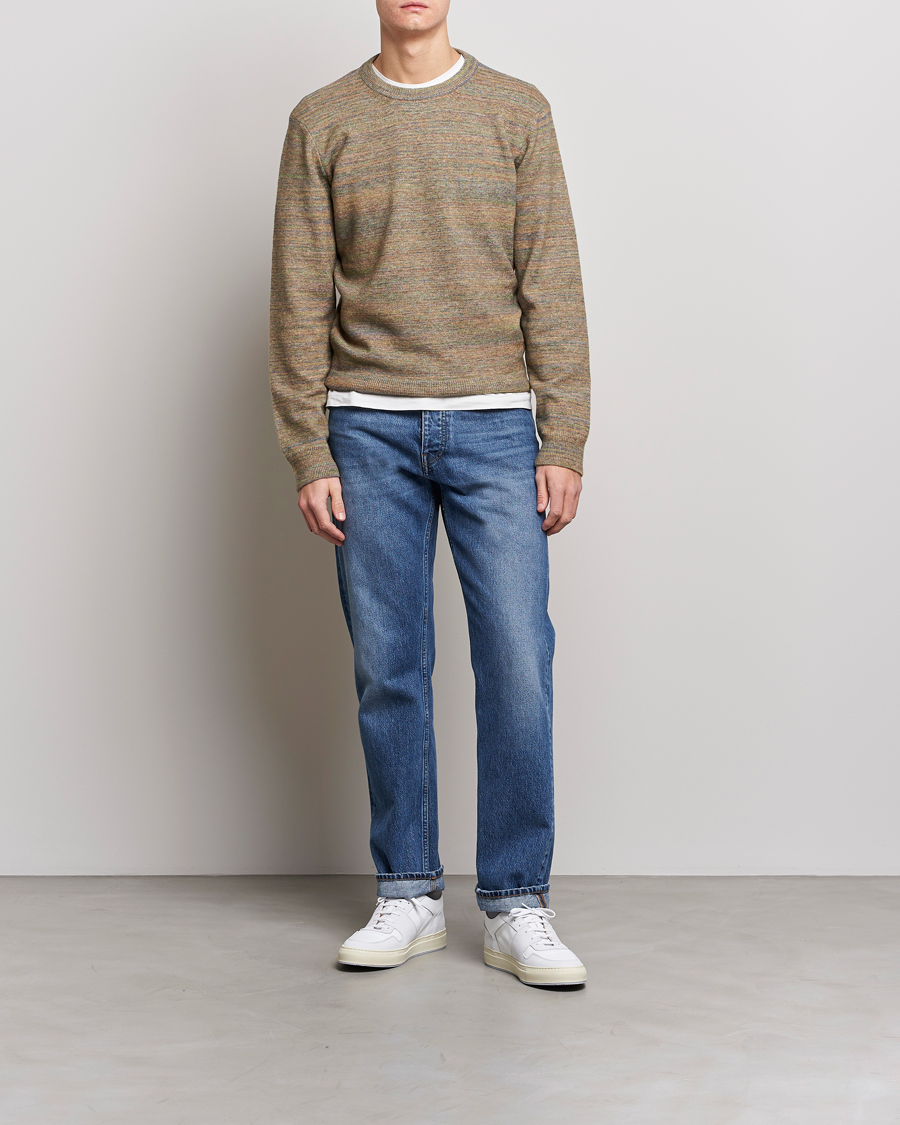 Herre | Trøjer | A.P.C. | Degrade Sweater Light Khaki