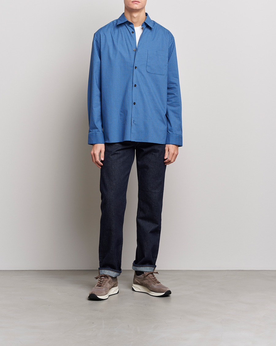 Herre | A.P.C. | A.P.C. | Marlo Casual Shirt Blue Check