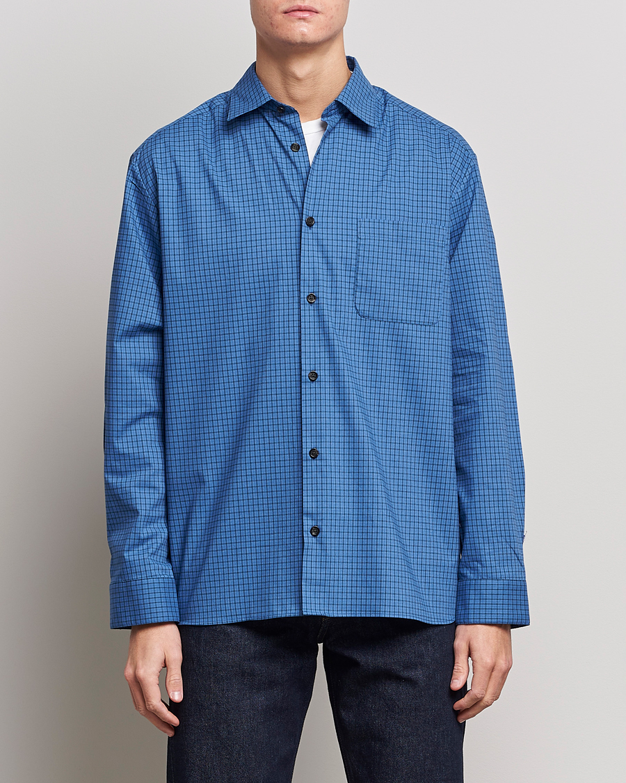 Herre | Skjorter | A.P.C. | Marlo Casual Shirt Blue Check