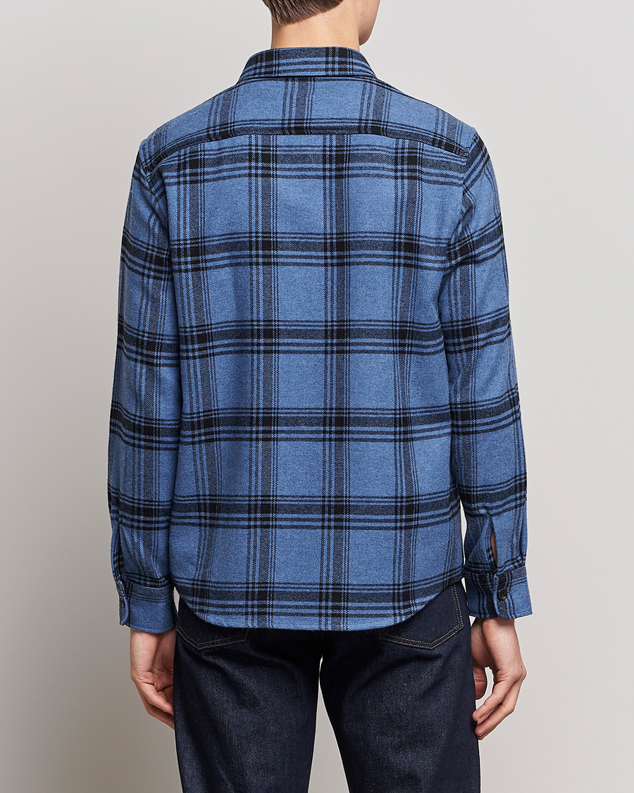 Herre | Skjorter | A.P.C. | Trek Heavy Overshirt Blue Check