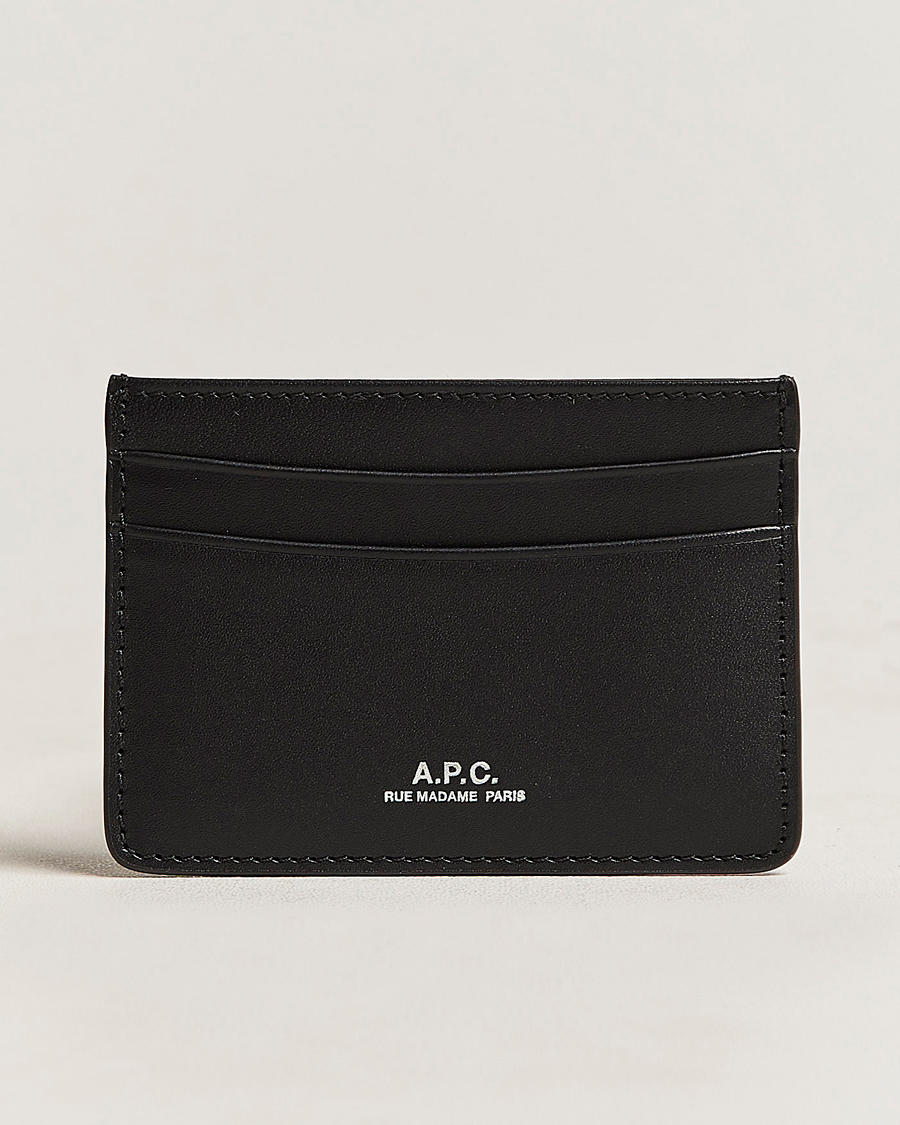 Herre | Punge | A.P.C. | A.P.C.Calf Leather Card HolderBlack