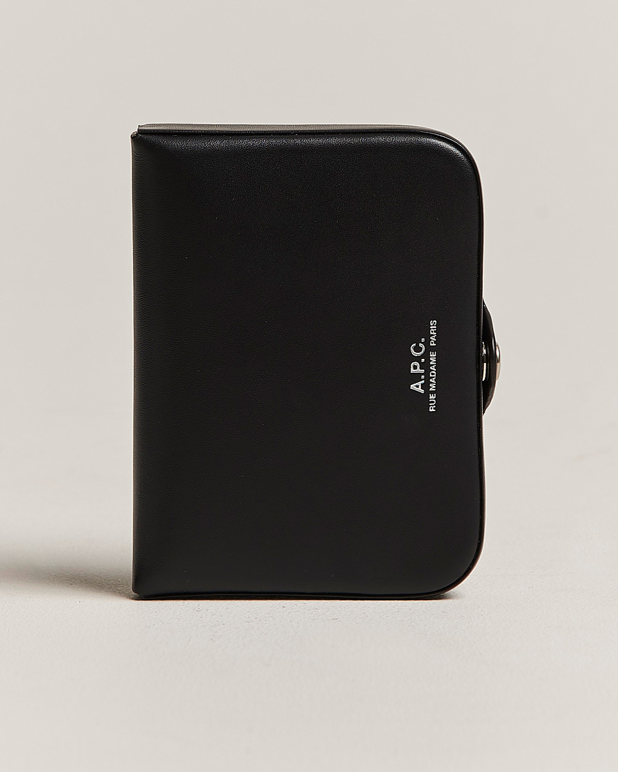 Herre | A.P.C. Coin Wallet Black | A.P.C. | Coin Wallet Black