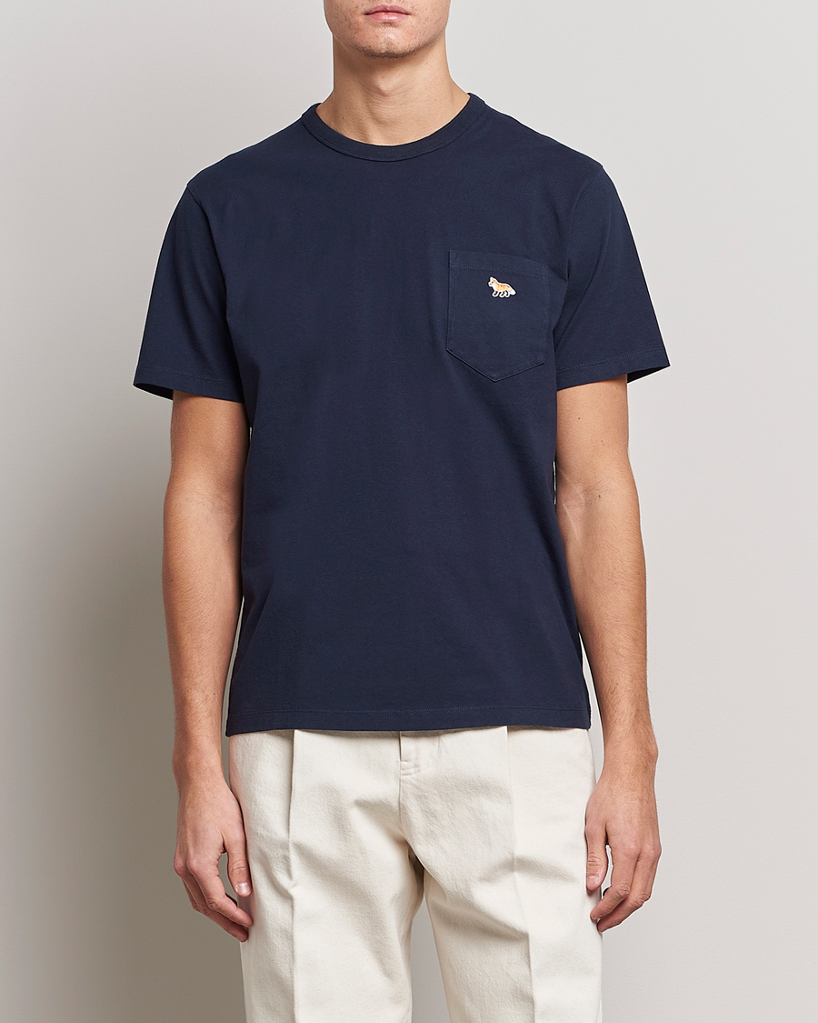 Herre |  | Maison Kitsuné | Baby Fox Patch Tee Navy