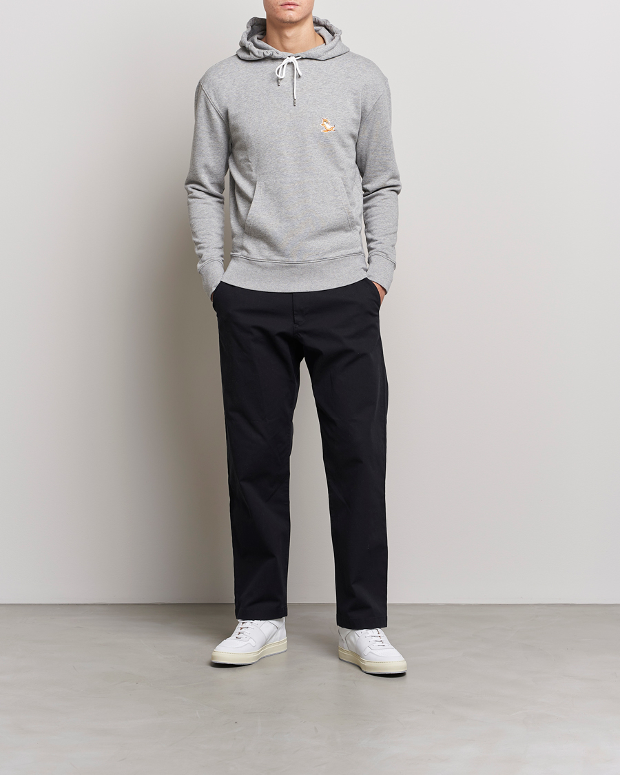Herre | Trøjer | Maison Kitsuné | Chillax Fox Hoodie Light Grey