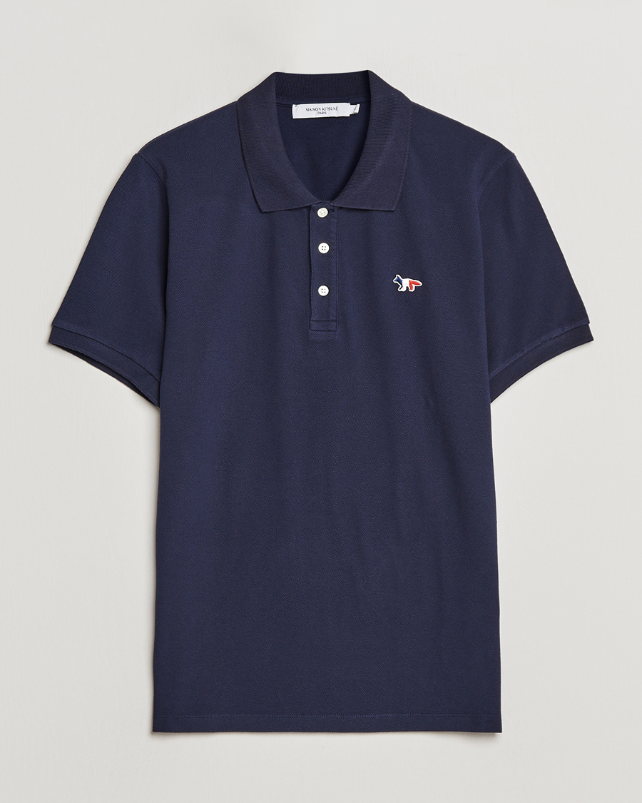 Herre | Polotrøjer | Maison Kitsuné | Tricolor Fox Polo Navy