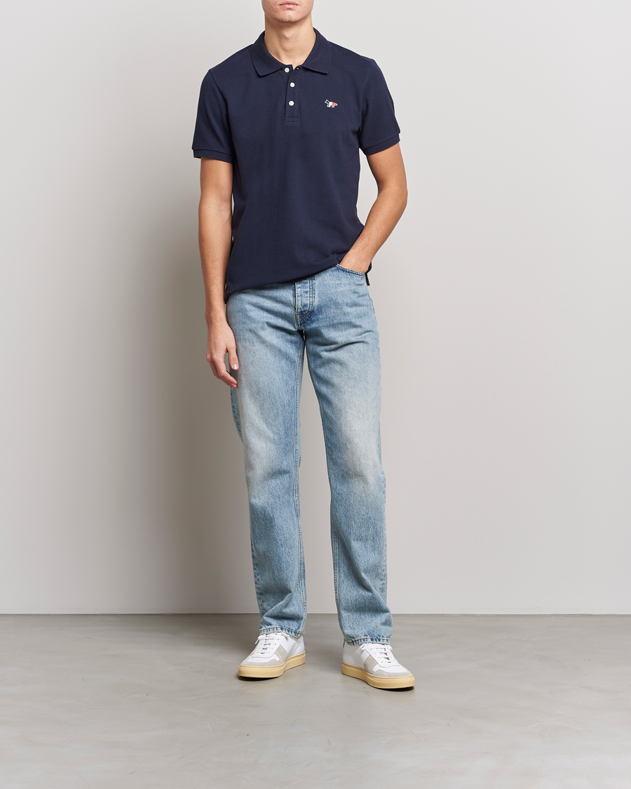 Herre | Polotrøjer | Maison Kitsuné | Tricolor Fox Polo Navy