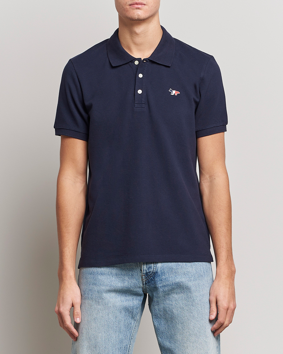 Herre | Polotrøjer | Maison Kitsuné | Tricolor Fox Polo Navy
