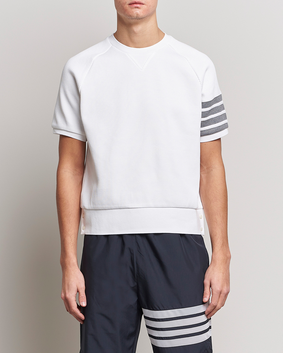 Herre |  | Thom Browne | Short Sleeve Sweatshirt White