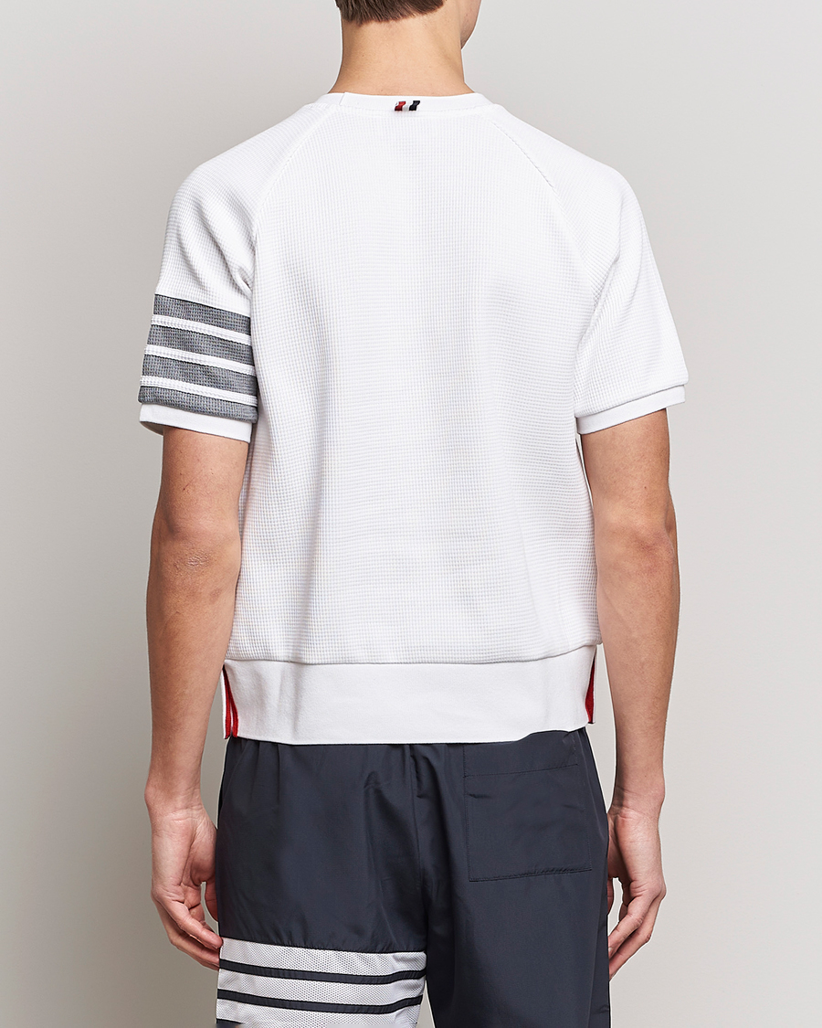 Herre | Thom Browne | Thom Browne | Short Sleeve Sweatshirt White