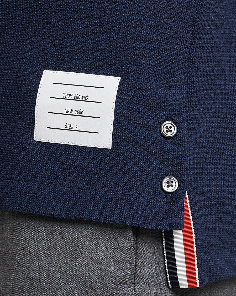 Herre | Polotrøjer | Thom Browne | RWB Stripe Polo Shirt Navy