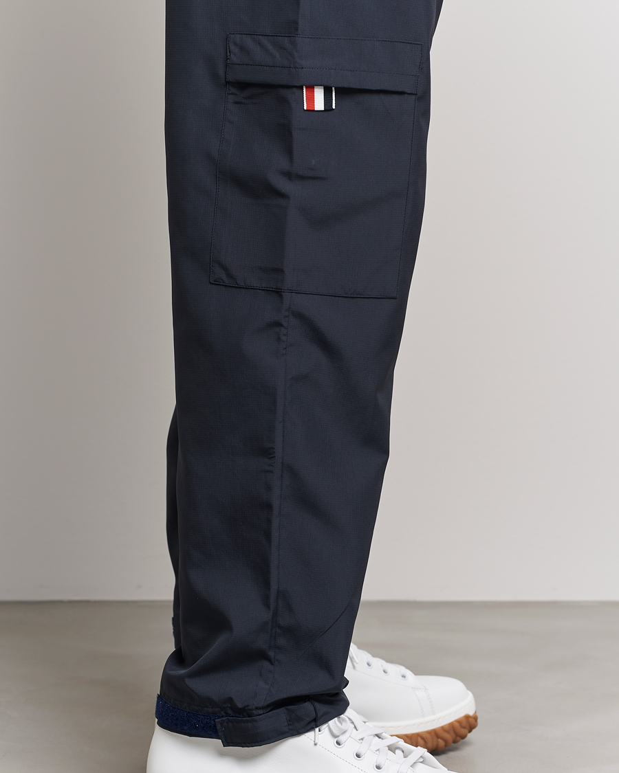 Herre | Bukser | Thom Browne | Packable Ripstop Trousers Navy