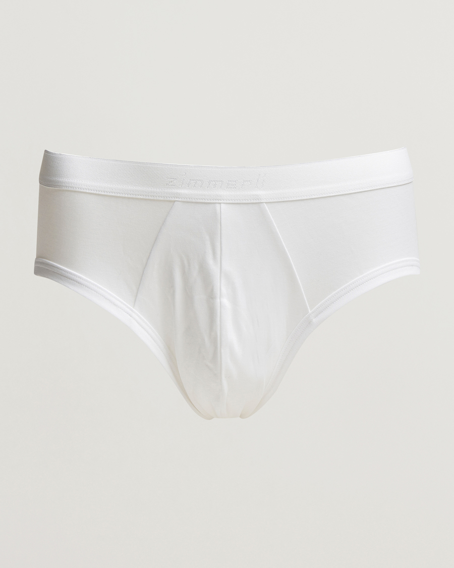 Herre | Undertøj | Zimmerli of Switzerland | Sea Island Cotton Briefs White