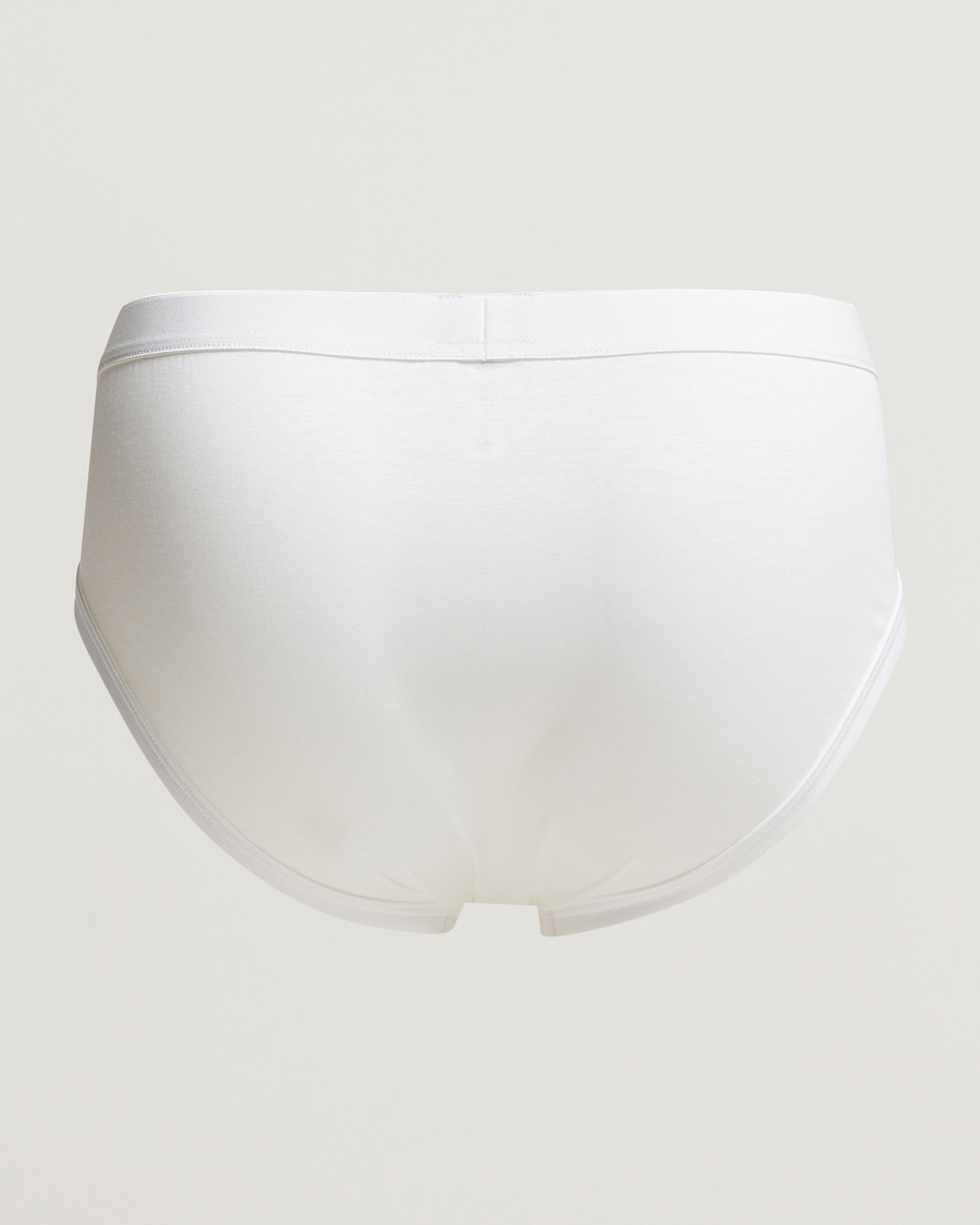 Herre | Briefs | Zimmerli of Switzerland | Sea Island Cotton Briefs White