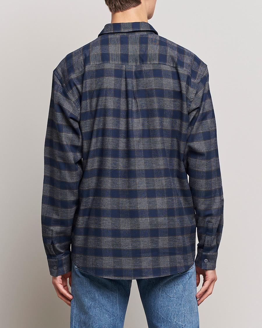 Herre | Skjorter | Lyle & Scott | Checked Cotton Shirt Dark Navy