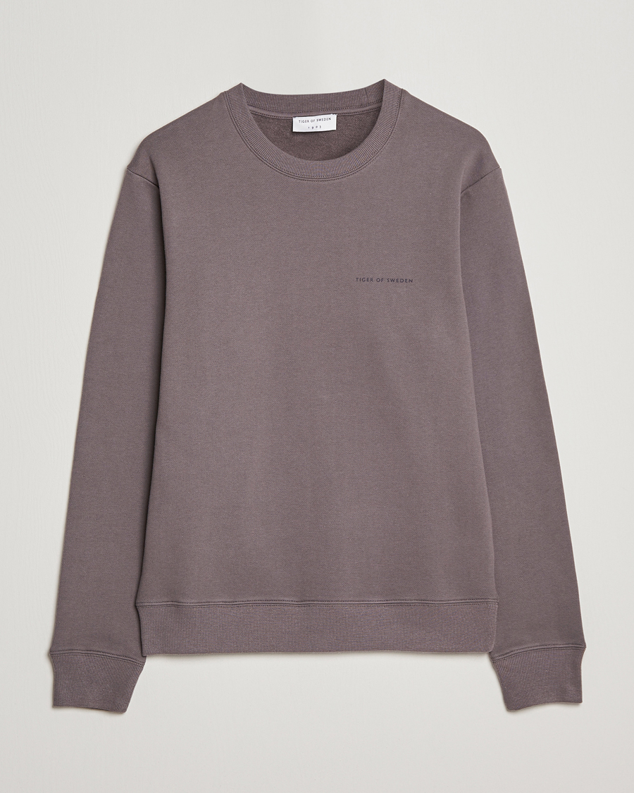 Herre | Trøjer | Tiger of Sweden | Emerson Cotton Sweatshirt Ash Grey
