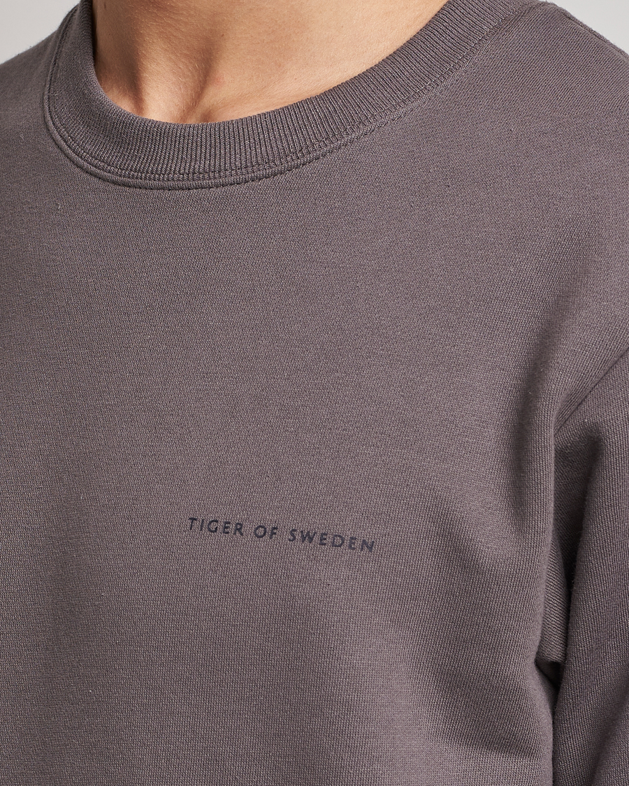 Herre | Trøjer | Tiger of Sweden | Emerson Cotton Sweatshirt Ash Grey