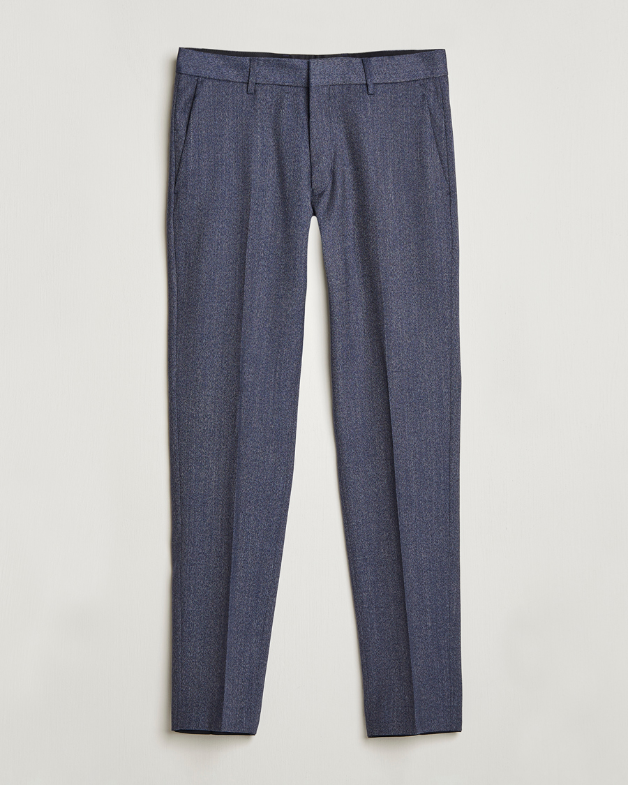 Herre | Bukser | Tiger of Sweden | Tenutas Wool Trousers Dusty Blue