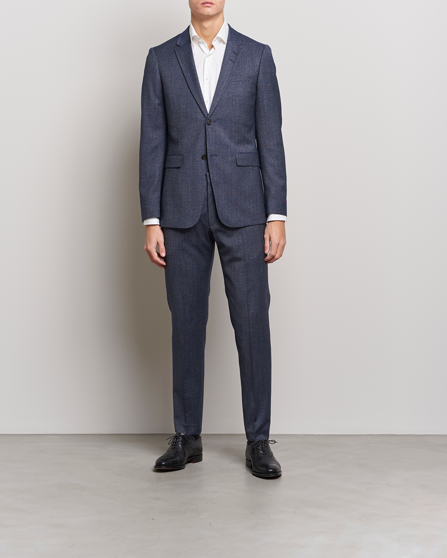 Herre | Bukser | Tiger of Sweden | Tenutas Wool Trousers Dusty Blue