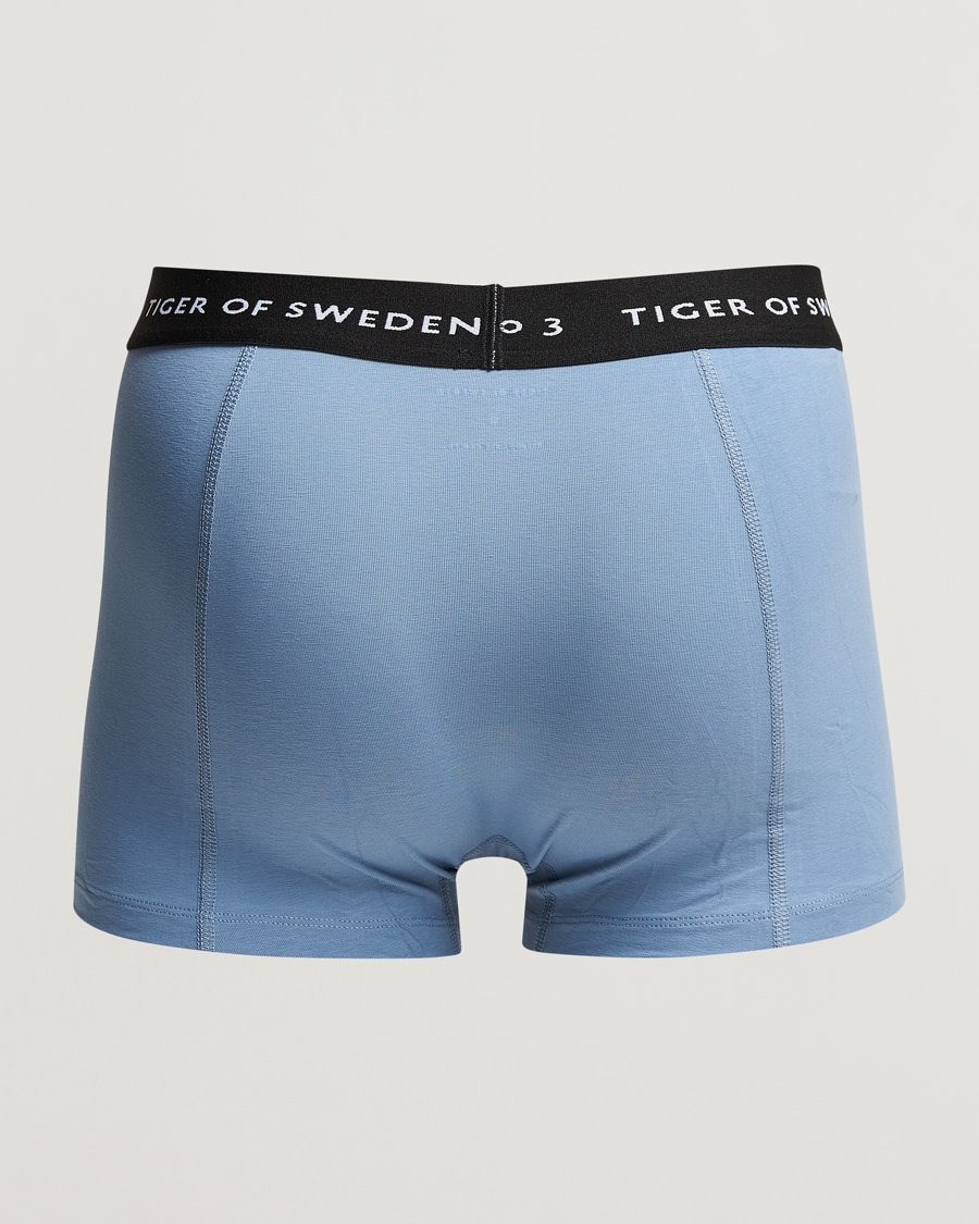 Herre | Undertøj | Tiger of Sweden | Hermod 3-Pack Organic Cotton Trunck Light Blue Black