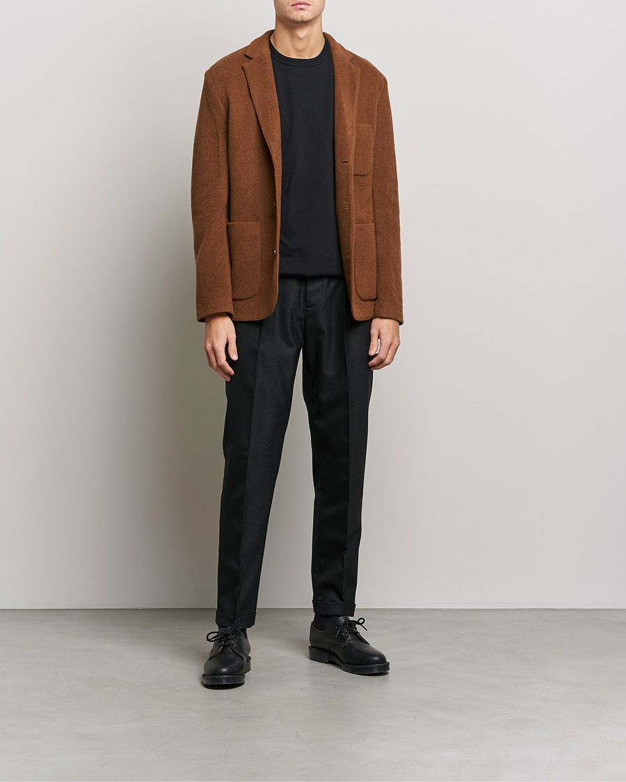 Herre | Blazere & jakker | J.Lindeberg | Carlton Wool Cardigan Blazer Chipmunk