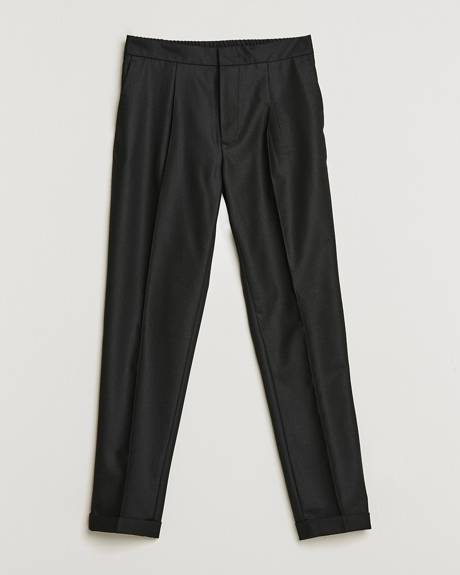 Herre | Bukser | J.Lindeberg | Sasha Wool Twill Pants Black