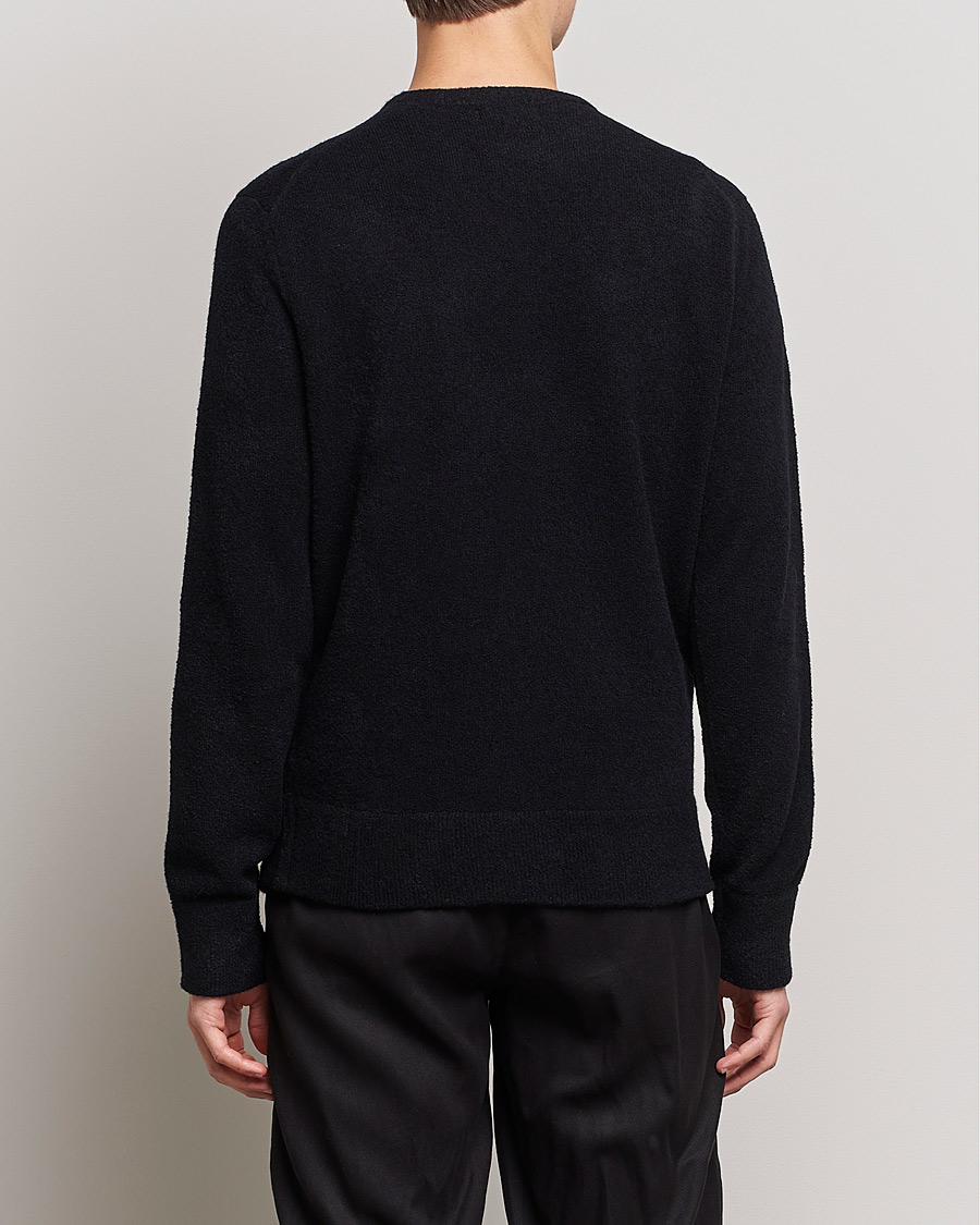 Herre | Trøjer | J.Lindeberg | Yuri Merino Logo Crew Neck Sweater Black