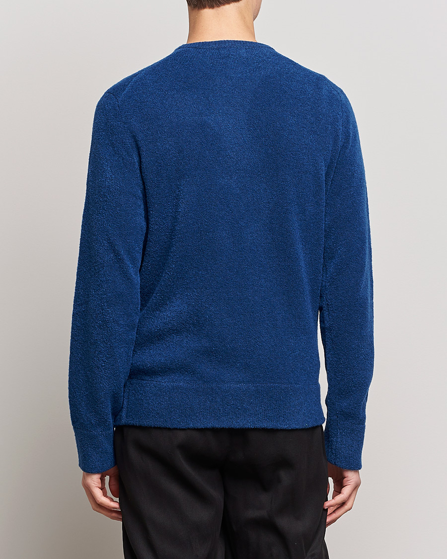 Herre | Trøjer | J.Lindeberg | Yuri Merino Logo Crew Neck Sweater Navy Peony