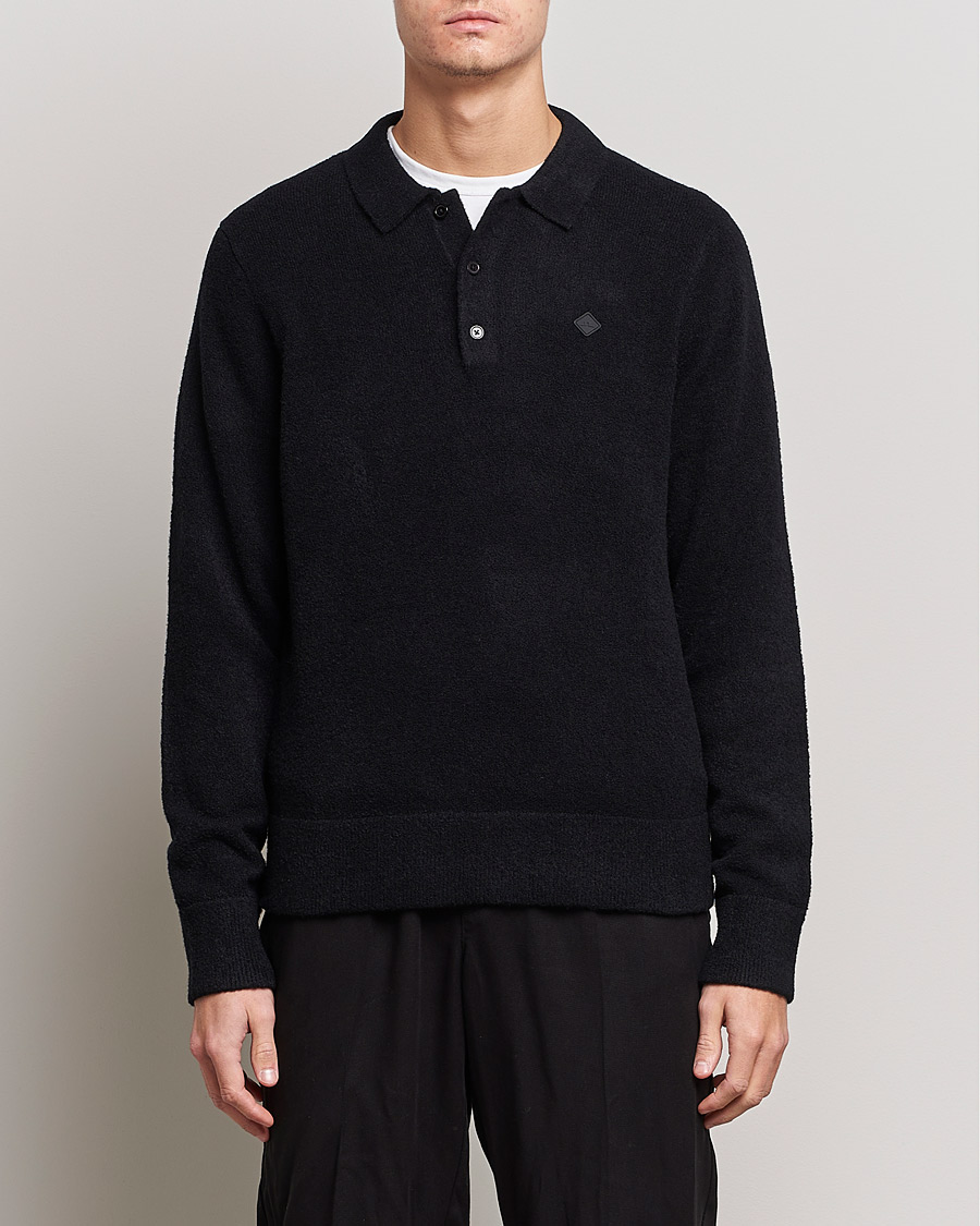 Herre | Trøjer | J.Lindeberg | Yann Merino Logo PoloShirt Black