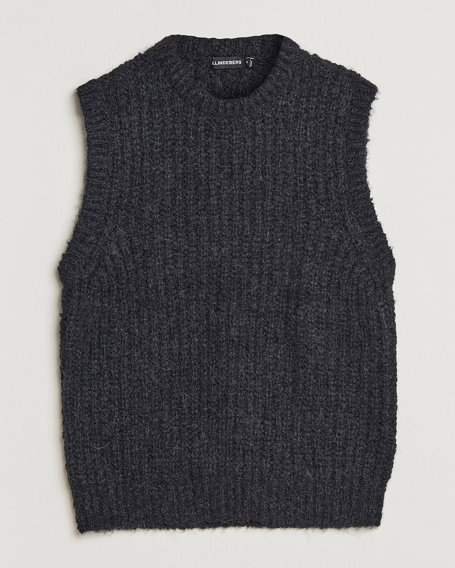 Herre | Trøjer | J.Lindeberg | Alfons Wool Slipover Black