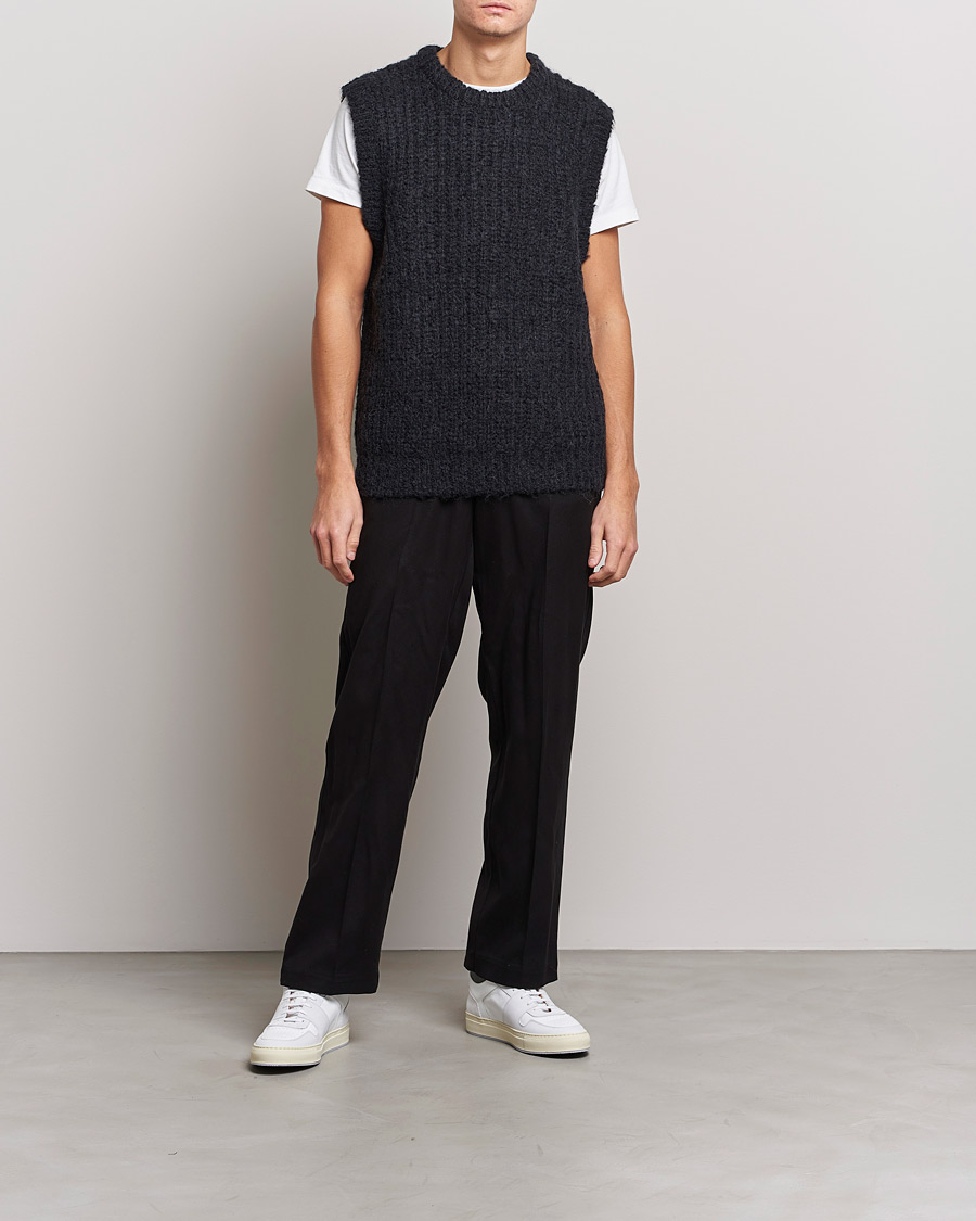 Herre | Trøjer | J.Lindeberg | Alfons Wool Slipover Black