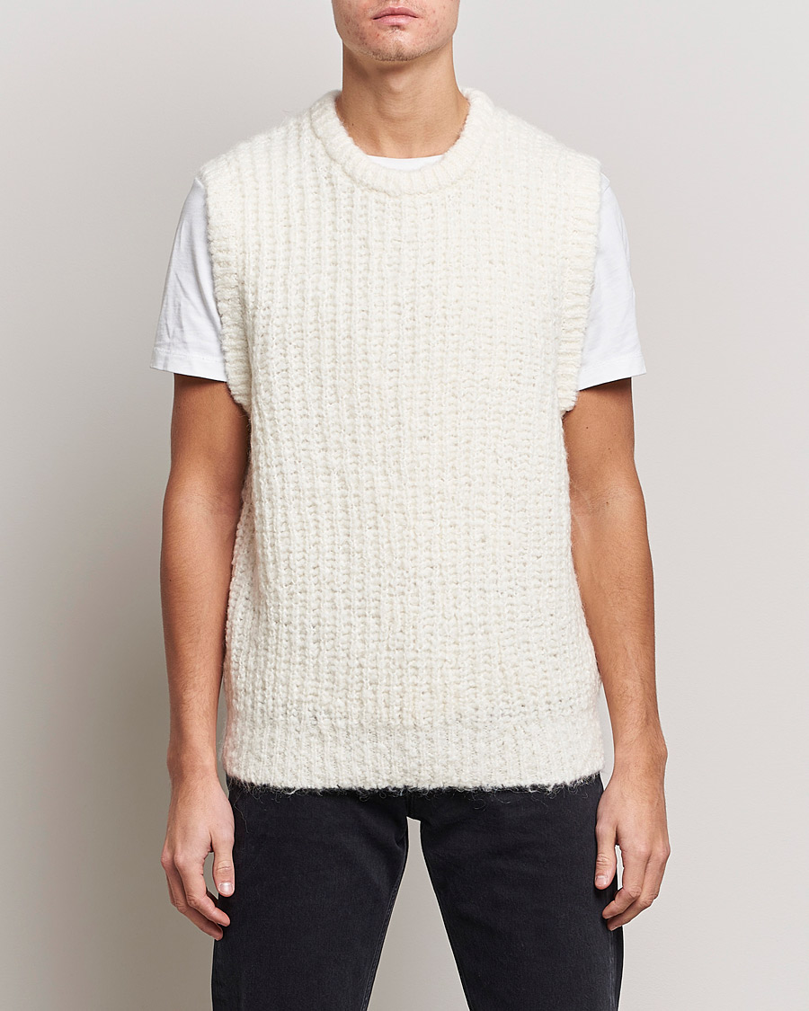Herre | Trøjer | J.Lindeberg | Alfons Wool Slipover Cloud White