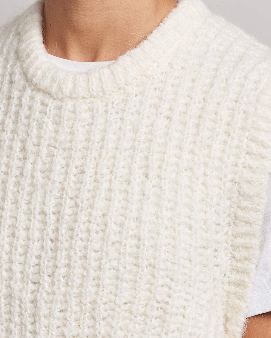 Herre | Trøjer | J.Lindeberg | Alfons Wool Slipover Cloud White