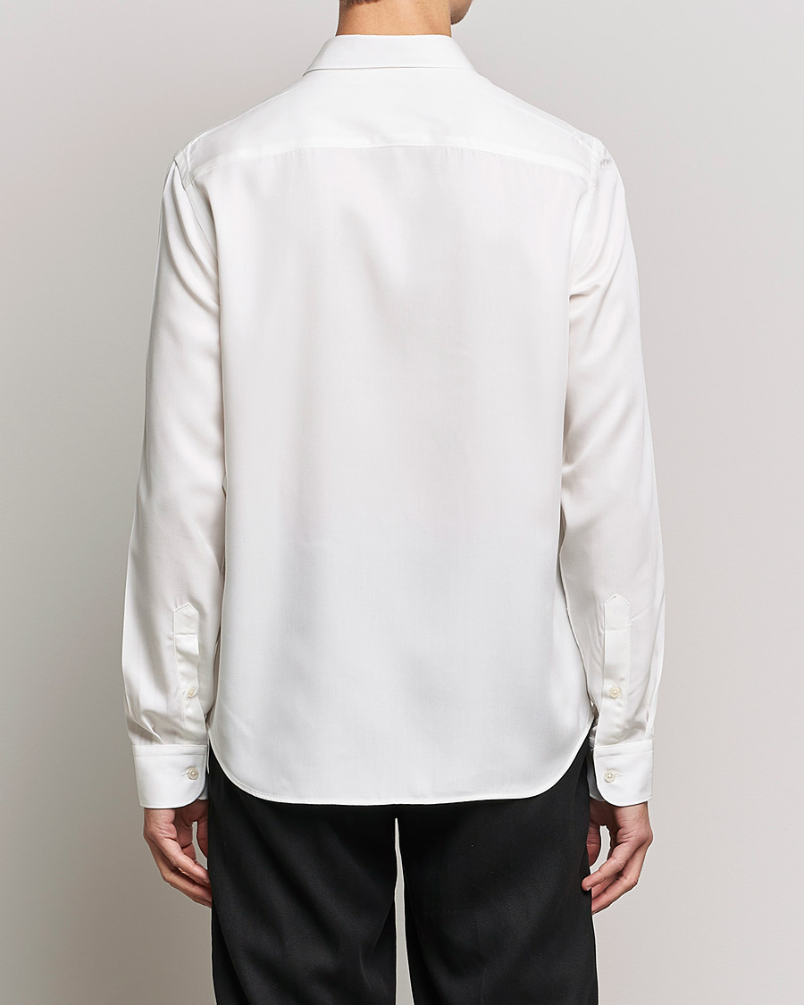 Herre | Skjorter | J.Lindeberg | Slim Fit Tencel Shirt Cloud White