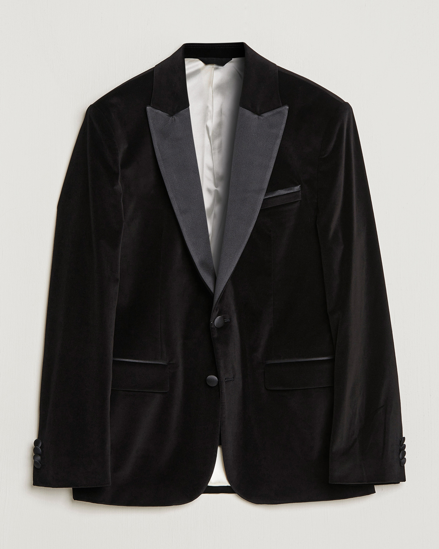 Herre | Blazere & jakker | J.Lindeberg | Lenny Velvet Blazer Black