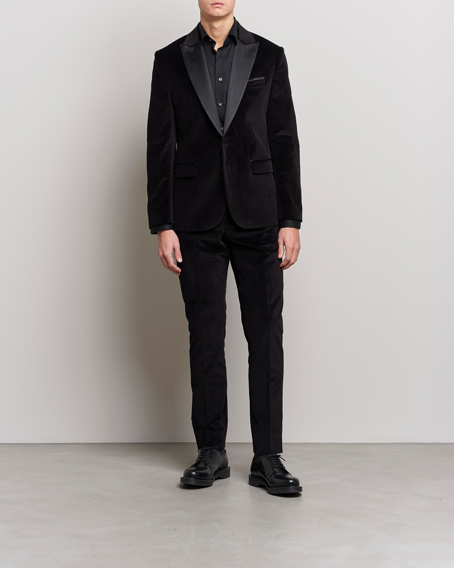 Herre | Blazere & jakker | J.Lindeberg | Lenny Velvet Blazer Black