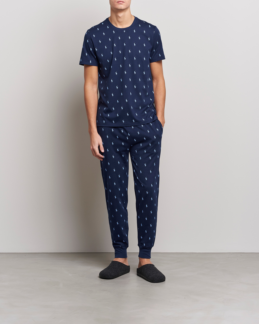 Herre | Pyjamas & Morgenkåber | Polo Ralph Lauren | Printed Pony Pyjama Pants Navy