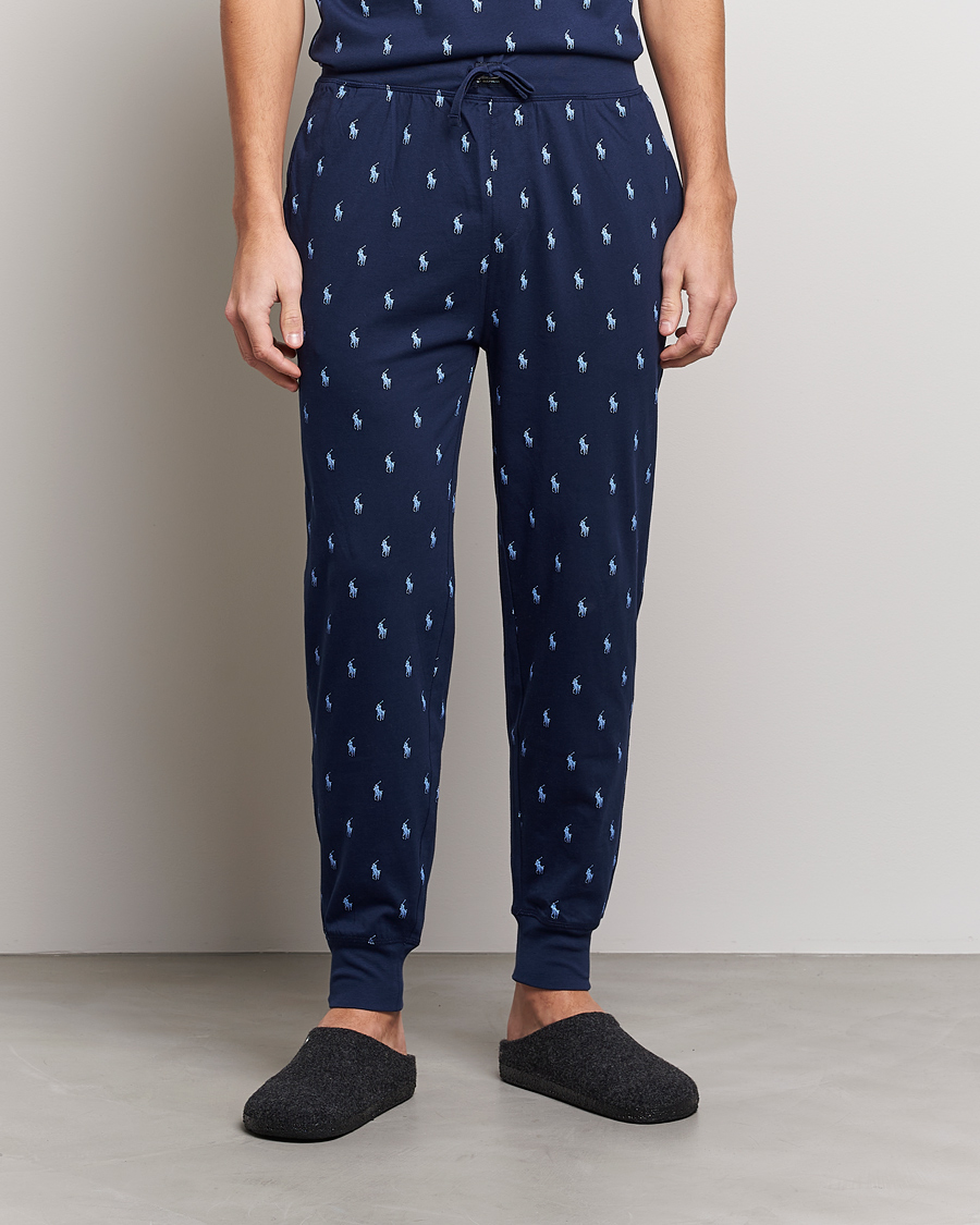 Herre | Polo Ralph Lauren | Polo Ralph Lauren | Printed Pony Pyjama Pants Navy
