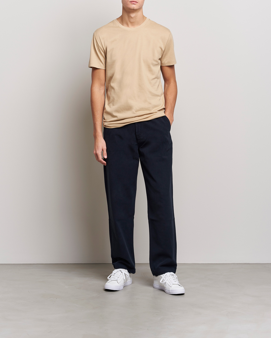 Herre | T-Shirts | Polo Ralph Lauren | 3-Pack Crew Neck T-Shirt Grey/Navy/Sand Dune