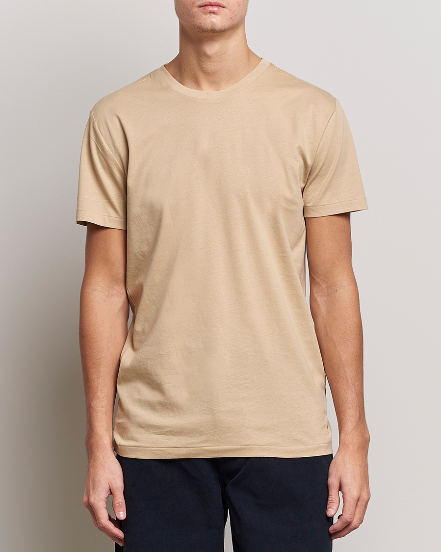 Herre | Flerpak | Polo Ralph Lauren | 3-Pack Crew Neck T-Shirt Grey/Navy/Sand Dune