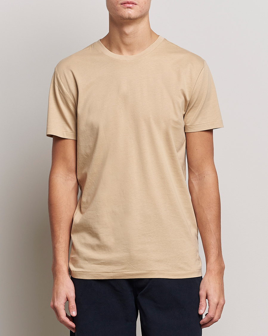 Herre | T-Shirts | Polo Ralph Lauren | 3-Pack Crew Neck T-Shirt Grey/Navy/Sand Dune