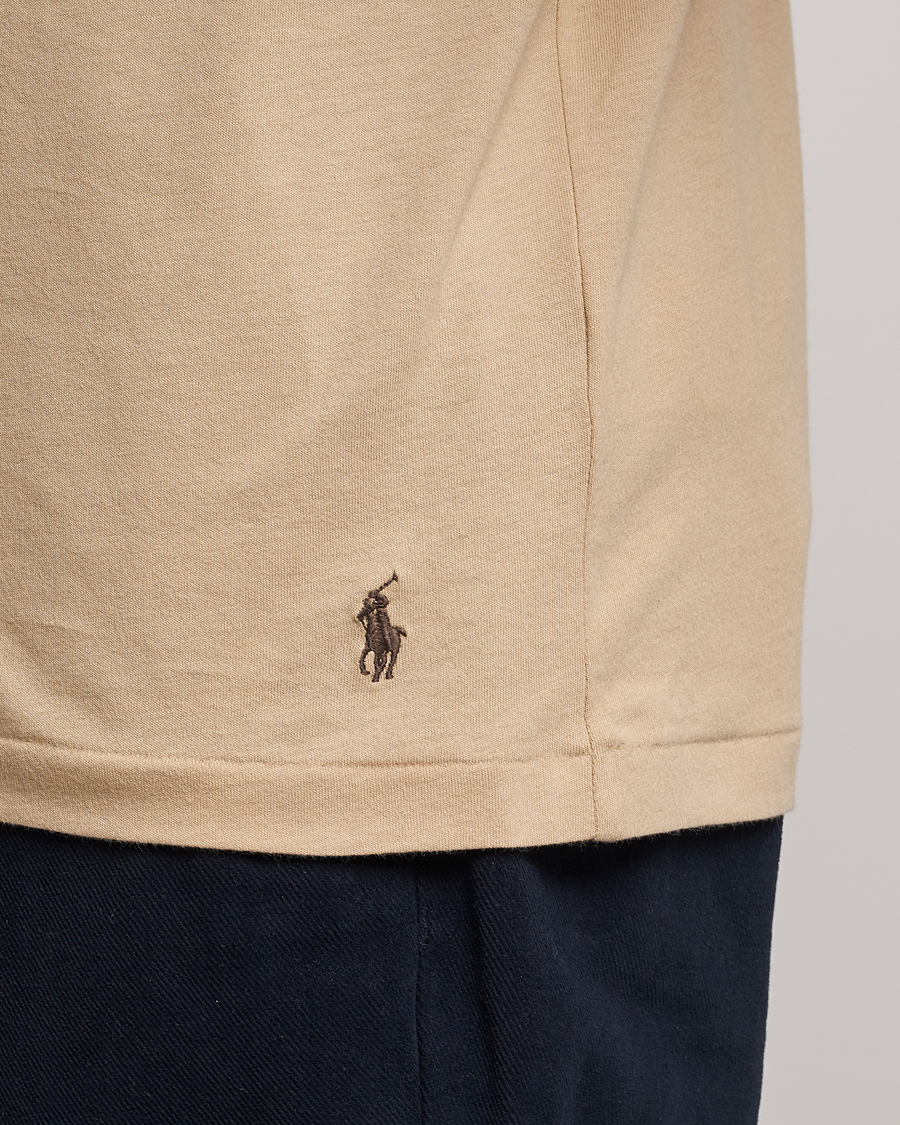 Herre | T-Shirts | Polo Ralph Lauren | 3-Pack Crew Neck T-Shirt Grey/Navy/Sand Dune