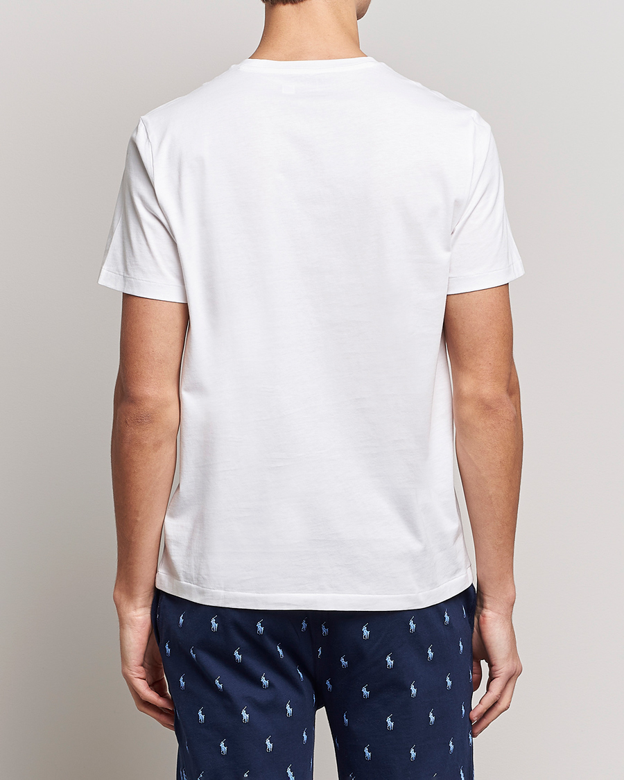 Herre | T-Shirts | Polo Ralph Lauren | Cotton Logo Crew Neck T-Shirt Austin Blue