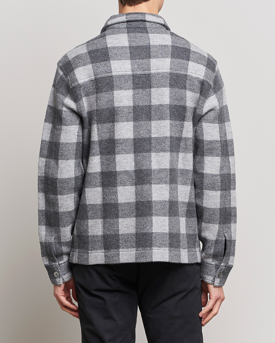 Herre | Skjorter | Polo Ralph Lauren | Checked Wool Overshirt Jacket Grey Multi